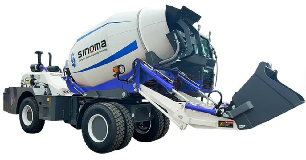 ZC4000 Loading Concrete Mixer Truck Self Automatic Feeding Mobile Cement